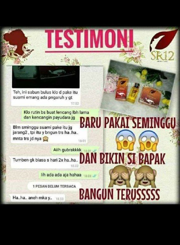 🌷❤️PAKET HARMONIS❤️🌷Paket yang dikhususkan untuk pasangan SUAMI ISTRI, agar hubungan _ selalu terjaga. InsyaAllah. Terdiri dari apa aja PAKET HARMONIS ?🌸MANJAKANI SR12 : Bermanfaat untuk membantu mengurangi lendir berlebihan (keputihan) pada daerah kewanitaan sehingga menjadikan Miss V lebih keset, rapet, dan menambah g@irah.Tersedia dua varian, butir & kapsul. Bisa dipilih sesuai kebutuhan masing-masing.🌸MINYAK BULUS : Berfungsi sebagai minyak urut Mr. P, dan membantu menjadikan ukuran mr.P lebih kek@r.Bisa digunakan juga untuk perempuan, sebagai perawatan untuk P@yu d*ra yang kendur menjadi kembali halus & kencang. Insya Allah 👍👍👍Ready ya:🌸 Minyak Bulus SR12🌸 Manjakani SR12 (Kapsul dan Butir)WA/telegram👉0821-5799-8873AGEN RESMI SR12 HERBAL SKINCARE BALIKPAPAN, KAL-TIMAtau silahkan kunjungi toko online kami di:tokopedia.com/sr12balikpapan Ataushopee.co.id/agenresmisr12   (Dapatkan harga terbaik sesuai katalog, free ongkir, COD dan promo-promo menarik lainnya)🌷❤️PAKET HARMONIS❤️🌷Paket yang dikhususkan untuk pasangan SUAMI ISTRI, agar hubungan _ selalu terjaga. InsyaAllah. Terdiri dari apa aja PAKET HARMONIS ?🌸MANJAKANI SR12 : Bermanfaat untuk membantu mengurangi lendir berlebihan (keputihan) pada daerah kewanitaan sehingga menjadikan Miss V lebih keset, rapet, dan menambah g@irah.Tersedia dua varian, butir & kapsul. Bisa dipilih sesuai kebutuhan masing-masing.🌸MINYAK BULUS : Berfungsi sebagai minyak urut Mr. P, dan membantu menjadikan ukuran mr.P lebih kek@r.Bisa digunakan juga untuk perempuan, sebagai perawatan untuk P@yu d*ra yang kendur menjadi kembali halus & kencang. Insya Allah 👍👍👍Ready ya:🌸 Minyak Bulus SR12🌸 Manjakani SR12 (Kapsul dan Butir)WA/telegram👉0821-5799-8873AGEN RESMI SR12 HERBAL SKINCARE BALIKPAPAN, KAL-TIMAtau silahkan kunjungi toko online kami di:tokopedia.com/sr12balikpapan Ataushopee.co.id/agenresmisr12   (Dapatkan harga terbaik sesuai katalog, free ongkir, COD dan promo-promo menarik lainnya)