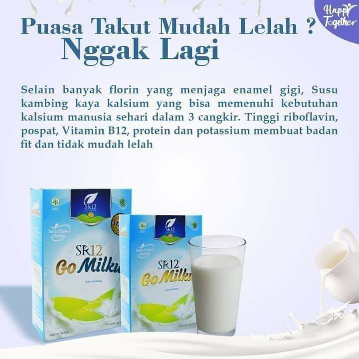 Takut Mudah lelah  ???Nggak lagi dong ya...🥰Tenang ya pemirsa, ada susu kambing etawa/Gomilku SR12Dengan minum 3 gelas Gomilku setiap hari nya kita gak akan mudah lelah.Badan jadi segar bugar ⚘Susu Gurih manisnya pas dari madu murni sebagai pemanis alami,  tidak amis tidak bau prengus🥛🥛🥛👍👍👍Ready stok🤩  buruan diorder, stok rebutaaaan.Gercep🌿🥛: 200 gram🌿🥛: 600 gramWA/Telegram👉0821-5799-8873AGEN RESMI SR12 BALIKPAPAN, KALTIM