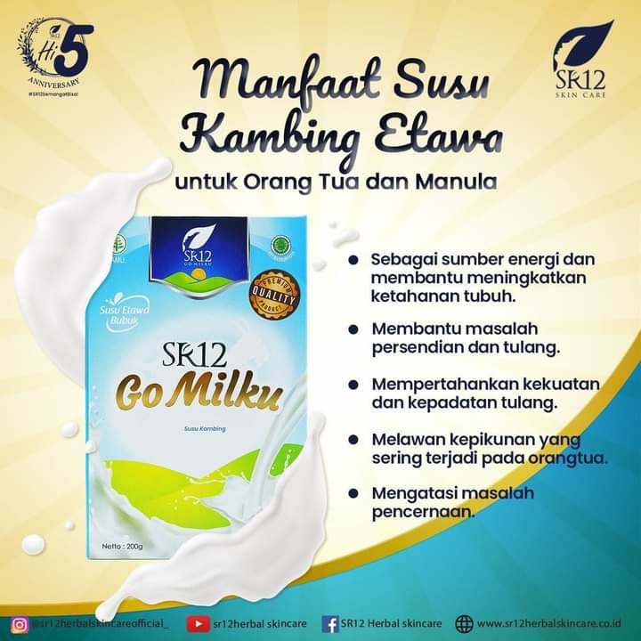 🌿🥛GOMILKU SR12 juga bisa membantu meningkatkan kecerdasan otak anak, menambah nafsu makan juga utk meningkatkan daya tahan tubuh terhadap serangan virus/bakteri🌿🥛Y0k berikan susu terbaik GOMILKU SR12  utk tumbuh kembang anak anda. Temani si kecil Belajar Online dgn Susu Kambing Etawa terbaik persembahan dari SR12 HERBAL🌿🥛Produk baru Launching  namun testimoni langsung bertebaran, menyatakan Susu GOMILKU SR12 ini sangat mantul kualitasnya tidak bau Prengus, tidak amis,tidak bikin eneg, bisa diminum dari bayi 6 bulan ke atas, anak2, dewasa hingga para manula👍🌿🥛Tidak mengandung gula, tapi mengandung madu murni sebagai pemanis alami yg tentunya sangat sehat &menyehatkan, artinya aman untuk penderita diabetes. MasyaAllah 🌿🥛Komposisi: Susu Kambing Etawa, Madu, Daun Kelor dan Ikan GabusReady🤩WA/Telegram 👉0821-5799-8873AGEN RESMI SR12 HERBAL SKINCARE BALIKPAPAN KAL-TIMMampir yuks👇tokopedia.com/sr12balikpapanAtaushopee.co.id/agenresmisr12(Ada promo free ongkir and bisa COD lo...)🌿🥛GOMILKU SR12 juga bisa membantu meningkatkan kecerdasan otak anak, menambah nafsu makan juga utk meningkatkan daya tahan tubuh terhadap serangan virus/bakteri🌿🥛Y0k berikan susu terbaik GOMILKU SR12  utk tumbuh kembang anak anda. Temani si kecil Belajar Online dgn Susu Kambing Etawa terbaik persembahan dari SR12 HERBAL🌿🥛Produk baru Launching  namun testimoni langsung bertebaran, menyatakan Susu GOMILKU SR12 ini sangat mantul kualitasnya tidak bau Prengus, tidak amis,tidak bikin eneg, bisa diminum dari bayi 6 bulan ke atas, anak2, dewasa hingga para manula👍🌿🥛Tidak mengandung gula, tapi mengandung madu murni sebagai pemanis alami yg tentunya sangat sehat &menyehatkan, artinya aman untuk penderita diabetes. MasyaAllah 🌿🥛Komposisi: Susu Kambing Etawa, Madu, Daun Kelor dan Ikan GabusReady🤩WA/Telegram 👉0821-5799-8873AGEN RESMI SR12 HERBAL SKINCARE BALIKPAPAN KAL-TIMMampir yuks👇tokopedia.com/sr12balikpapanAtaushopee.co.id/agenresmisr12(Ada promo free ongkir and bisa COD lo...)