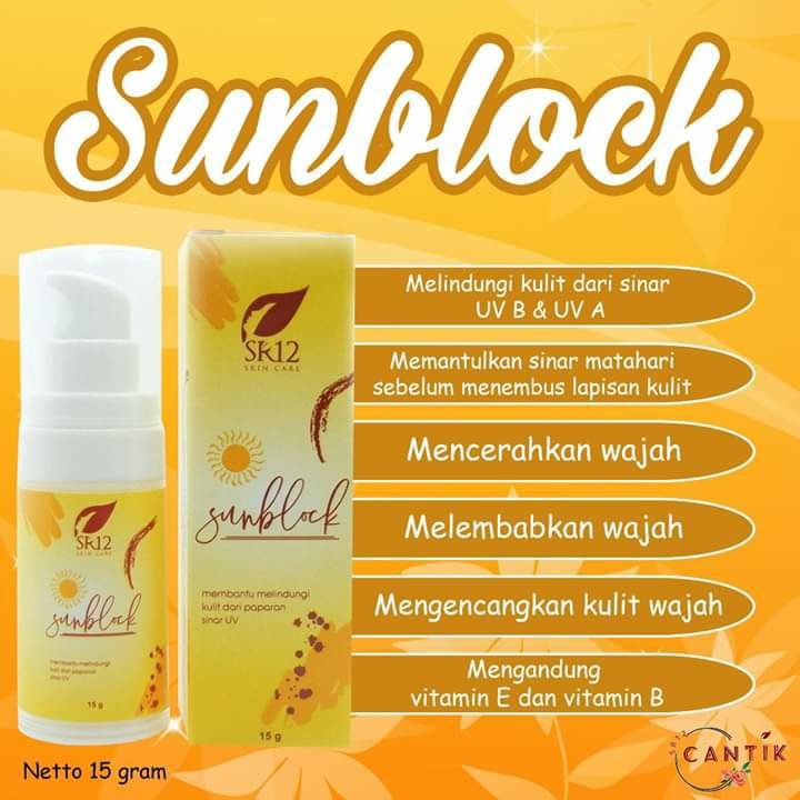 Ini dia Seabrek manfaat SUNBLOCK SR12  untuk kulit wajah mu....Yuk segera di miliki ...aplikasikan 15 menit sebelum keluar rumah ya...biar sunblock bisa bekerja secara maksimal. Awet nya kebangetaaaan...baru habis setelah berbulan2 pemakaian ...Harga terjangkau, kualitas Mantuuuul 👍👍👍🤩🤩🤩WA/telegram 👉0821-5799-8873AGEN RESMI SR12 HERBAL SKINCARE BALIKPAPAN