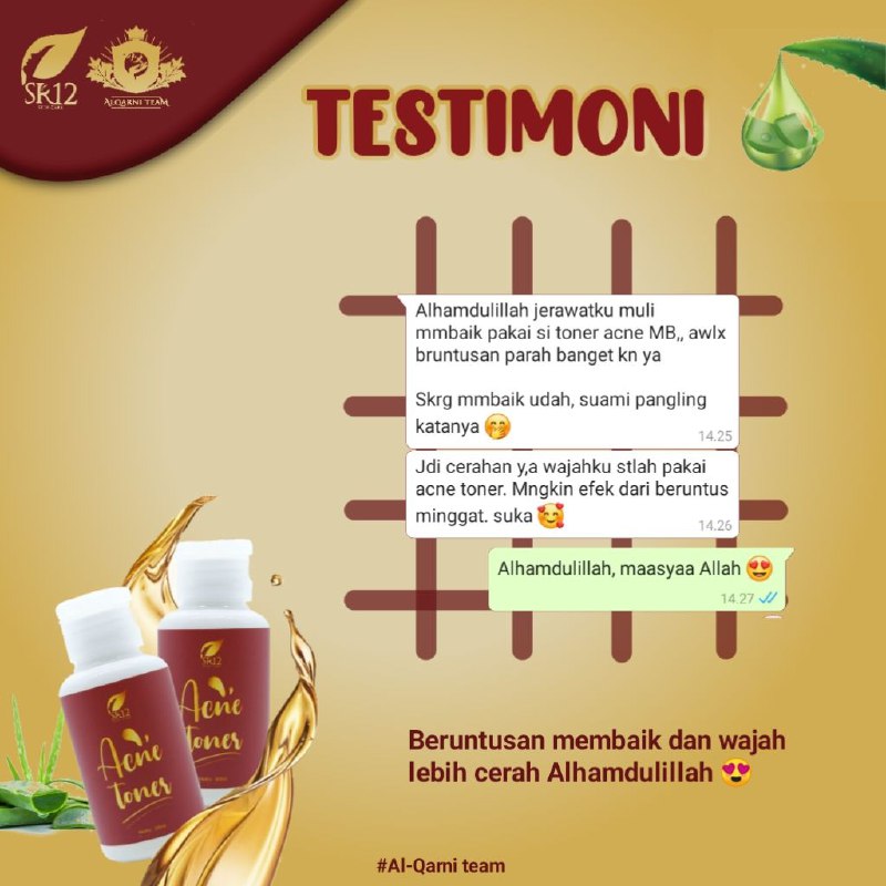 Acne toner