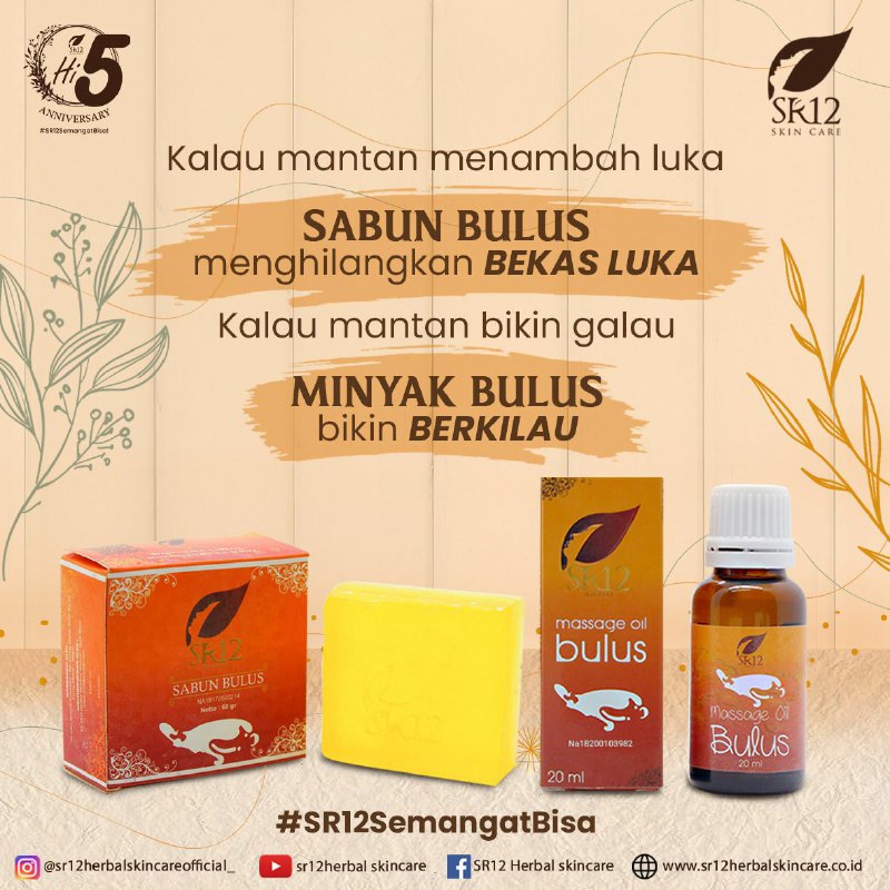 Kalau mantan menambah luka, SABUN BULUS menghilangkan BEKAS LUKA.Kalau mantan bikin GALAU, minyak bulus bikin berkilau...eaaa..eaa.. eaaa.. 🥳Solusi jitu  bagi  yang tidak suka pakai cream tetapi pengen wajahnya cerah Alami bebas flek hitam 🤩🤩🤩#MinyakBulusSR12Si kecil yang manfaatnya besar, MaasyaAllaah💐 Asli diambil dari penangkaran bulus, tidak amis karena dikasih aroma melatiYuk segera di pinang ...Wa/telegram 👉0821-5799-8873AGEN RESMI SR12 HERBAL SKINCARE BALIKPAPAN