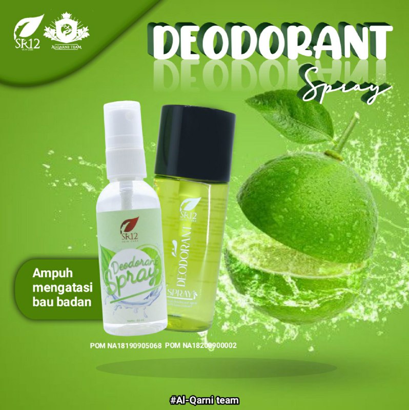 Deodorant spray SR12 kini telah menjadi sahabat Keti masa kini🤩Sudah banyak yang move on dari yang roll dan beralkohol ke deo spray herbal  ini🍃💦Nah....kamu kapan.. ? Yuk segera beralih ke deodorant spray SR12...🍋Ampuh mengusir macam2 bau, (bau ketiak,  bau kaki, bau sepatu, bau helm) 🍋Mencerahkan ketiak hitam🍋Non alkohol, Non farfum (aman untuk muslimah)🍋Tidak menyebabkan ketiak hitam🍋Tidak menodai baju...jadi ketiak baju tetap bersih dan tidak gampang robek.🍋Mengatasi keringat berlebih( hyperhidrosis )🍋Aman di pakai buat bumil, busui, serta anak-anakKomposisi 100% herbal alamiSudah mengantongi izin BPOM(Air murni,Tawas, jeruk nipis, kapur sirih, dan Aloe barbadensis leaf Juice)Ready ya:🌿 Deodorant spray (Reguler)🌿 Deodorant PremiumBuruan di Order,  stok rebutan InsyaAllah Fast respon 🤩🤩🤩Wa/telegram 👉0821-5799-8873AGEN RESMI SR12 HERBAL SKINCARE BALIKPAPAN, KALTIM