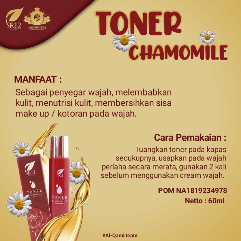 Toner chamomile