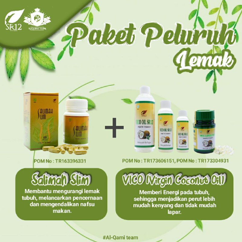 Assalamu'alaykumBesok insyaAllah kita merayakan Iedul Adha ya, semoga Allah menerima amal ibadah dan ibadah qurban nya..Oiya pemirsa,  kalo lebaran pastinya banyak makanan ya..apalagi di hari iedul qurban ini, pastinya banyak daging ya..., selera makan makin meningkat dengan aneka jenis makanan olahan daging yang lezat2  yg tentunya juga mengandung lemak tinggi ,Tapi tenang ya pemirsa, jangan khawatir anda tetap bisa makan enak ..menjaga berat badan dan terhindar dari lemak kotorKarena  SR12  punya  solusinya yaitu🍃VCO SR12 & Salimah Slim SR12🍃 Minum VCO SR12 1 jam sebelum makan untuk memberikan tenaga dan efek kenyang lebih lama setelah itu MAKAN  seperti biasa,  na..1 jam kemudian minum SALIMAH SLIM SR12 ya, insyaAllah lemak kotor langsung rontok dan tidak mengendap di tubuh, asam urat berlebih juga bablas minggat entah kemana, kulit jadi halus cerah bercahaya.Yok siapin paket Peluruh lemak kotor dari SR12 ..100% HERBAL alami Wa/telegram 👉0821-5799-8873AGEN RESMI SR12 HERBAL SKINCARE BALIKPAPAN