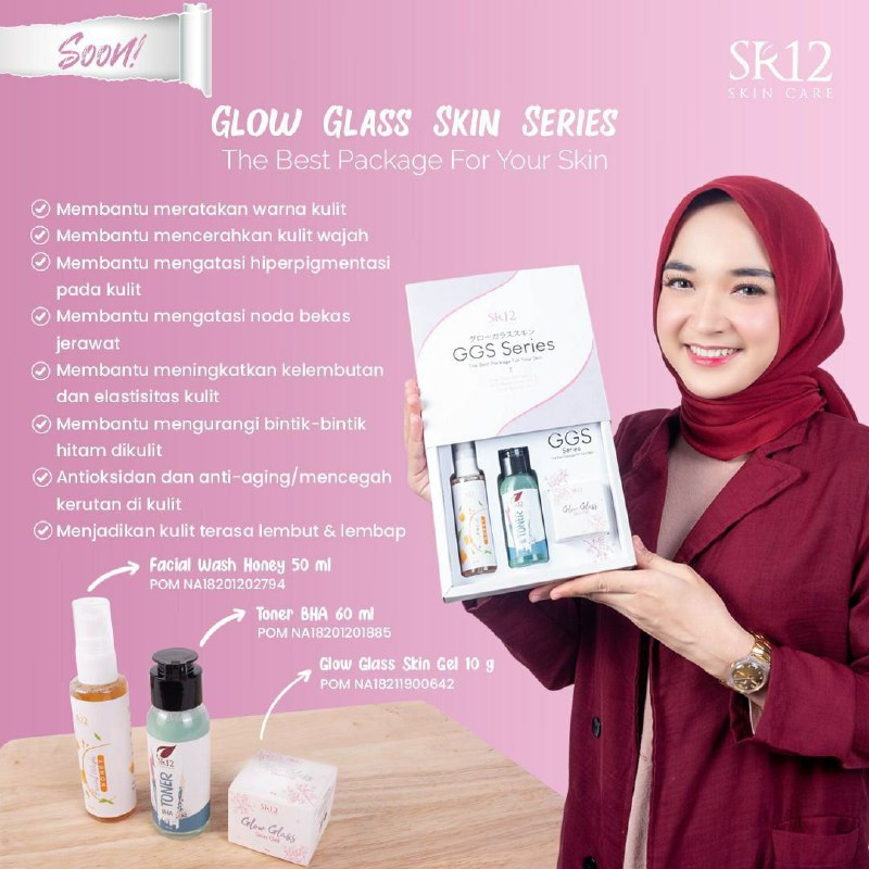🌸🌿Memperkenalkan pr0duk terbaru dari SR12, yaitu GLOW GLASS SKIN GEL...yang bisa membuat wajahmu glowing dengan cepat, dari Testimoni yg udah bertebaran hanya 