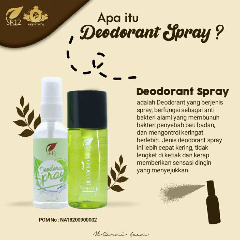 DEODORANT SPRAY SR12 adalah cairan tidak berwarna dan tidak berbau tapi ampuh mengatasi semua masalah bau-bau an🤗Deodorant spray SR12 ini 100% herbal alami ( air murni, jeruk nipis, tawas, kapur sirih, Aloe barbadensis leaf Juice)Aman untuk bumil, busui, dan anak2🍊 Menghempaskan bau ketiak🍊Mencerahkan ketiak hitam🍊Tidak menyebabkan ketiak hitam🍊Tidak bernoda di baju🍋 Non Farfum🍋 Non Alkohol🍋 Menghambat pertumbuhan butek (bulu ketek)🍋 Menghilangkan bau kaki, sepatu, dan bau helm🍋 Mengatasi keringat berlebih Yok segera di order...stok rebutaaan 🤩🚀Wa/telegram 👉0821-5799-8873AGEN RESMI SR12 HERBAL SKINCARE BALIKPAPANKunjungi dan belanja di shopeeku yuks 👇shopee.co.id/agenresmisr12Atau tokpedku 👇tokopedia.com/sr12balikpapan