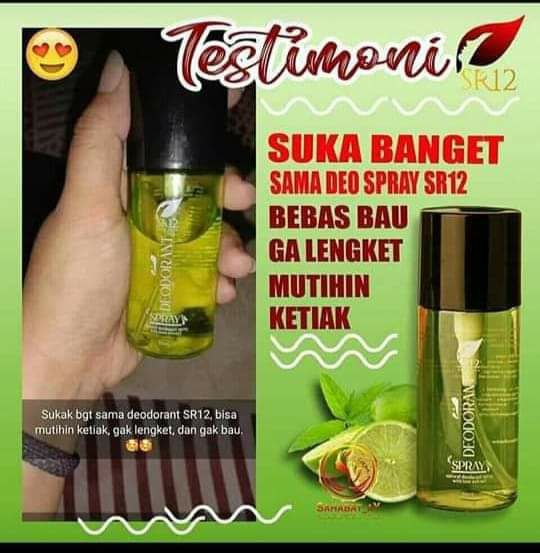Assalamu'alaykum dear🌸🌿 Yok kenali apa masalah mu:👉 Bau Badan?👉 Ketiak hitam?👉 Ketiak basah?👉 sepatu bau?👉 Helm bau?👉 Kaki bau?👉 Deodorant mu menodai baju mu?👉 pakai deodorant kok badan masih bau?👉 capek..sebentar-sebentar cukur butek ?MOVE ON  yuk, ke deodorant Alami SR12 si deo kekinian yg tidak berbau tapi:🍋AMPUH mengatasi bau ketiak, bau kaki, bau sepatu, bau helm🍋Ampuh mencerahkan ketiak hitam🍋 Memperlambat pertumbuhan butek🍋 Tidak lengket&tidak menodai baju mu.🍋Tidak menyebabkan ketiak hitamOiya bagi bumil yng lagi enek/mual nyium bau Farfum, deodorant  SR12 ini sangat cocok karna tanpa farfum, tanpa Alkohol.Aman untuk bumil, busui & anak2Komposisi 100% HERBAL: Air murni, Tawas, jeruk nipis, kapur sirih dan Aloe barbadensis leaf JuiceReady ya 🤩🌿Deodorant premium 🌿Deodorant non premium  Wa/telegram 👉 0821-5799-8873 AGEN RESMI SR12 HERBAL SKINCARE BALIKPAPAN, KAL-TIMAtau kunjungi toko online kami:tokopedia.com/sr12balikpapanAtaushopee.co.id/agenresmisr12Assalamu'alaykum dear🌸🌿 Yok kenali apa masalah mu:👉 Bau Badan?👉 Ketiak hitam?👉 Ketiak basah?👉 sepatu bau?👉 Helm bau?👉 Kaki bau?👉 Deodorant mu menodai baju mu?👉 pakai deodorant kok badan masih bau?👉 capek..sebentar-sebentar cukur butek ?MOVE ON  yuk, ke deodorant Alami SR12 si deo kekinian yg tidak berbau tapi:🍋AMPUH mengatasi bau ketiak, bau kaki, bau sepatu, bau helm🍋Ampuh mencerahkan ketiak hitam🍋 Memperlambat pertumbuhan butek🍋 Tidak lengket&tidak menodai baju mu.🍋Tidak menyebabkan ketiak hitamOiya bagi bumil yng lagi enek/mual nyium bau Farfum, deodorant  SR12 ini sangat cocok karna tanpa farfum, tanpa Alkohol.Aman untuk bumil, busui & anak2Komposisi 100% HERBAL: Air murni, Tawas, jeruk nipis, kapur sirih dan Aloe barbadensis leaf JuiceReady ya 🤩🌿Deodorant premium 🌿Deodorant non premium  Wa/telegram 👉 0821-5799-8873 AGEN RESMI SR12 HERBAL SKINCARE BALIKPAPAN, KAL-TIMAtau kunjungi toko online kami:tokopedia.com/sr12balikpapanAtaushopee.co.id/agenresmisr12