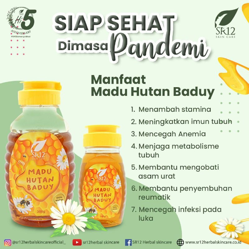 Assalamu'alaykum dear🌸🌿semangat  kamis manis.Semoga orderan hari ini berbaris-barisBisnis makin laris manis, kantongpun tidak menipis sehingga wajahnya makin glowing cerah kinyis-kinyis 🥰InsyaAllah semua jenis produk SR12  Ready stock ya🤩🤩🤩Madu Hutan Baduy 300 gram dan 140 gram ready semua ya ..Madu Asli tanpa campuran apapun, murni diambil dari lebah liar yg hidup di hutan Baduy, bukan lebah ternakKarena menghisap berbagai macam nextar/sari bunga di hutan Baduy...Jadi kualitas dan kealamiahan nya tetap terjagaMasyaAllah🤩Mantap euyyy, mantap jiwa, mantap betuuul👍👍👍Maknyossss🍯🍯🍯😋😋😋Diorder kuysss....WA/telegram 👉0821-5799-8873AGEN RESMI SR12 HERBAL SKINCARE BALIKPAPAN KAL-TIMMampir yuks 👇shopee*co*id/agenresmisr12Atautokopedia*com/sr12balikpapan______Untuk masuk link toko⤴️ (*) ganti (.)👍Bisa  pake voucher free ongkir dan COD lo...(shopeeku) 👍Bisa pake kupon free ongkir dan go send instan kurir ( Tokpedku )Assalamu'alaykum dear🌸🌿semangat  kamis manis.Semoga orderan hari ini berbaris-barisBisnis makin laris manis, kantongpun tidak menipis sehingga wajahnya makin glowing cerah kinyis-kinyis 🥰InsyaAllah semua jenis produk SR12  Ready stock ya🤩🤩🤩Madu Hutan Baduy 300 gram dan 140 gram ready semua ya ..Madu Asli tanpa campuran apapun, murni diambil dari lebah liar yg hidup di hutan Baduy, bukan lebah ternakKarena menghisap berbagai macam nextar/sari bunga di hutan Baduy...Jadi kualitas dan kealamiahan nya tetap terjagaMasyaAllah🤩Mantap euyyy, mantap jiwa, mantap betuuul👍👍👍Maknyossss🍯🍯🍯😋😋😋Diorder kuysss....WA/telegram 👉0821-5799-8873AGEN RESMI SR12 HERBAL SKINCARE BALIKPAPAN KAL-TIMMampir yuks 👇shopee*co*id/agenresmisr12Atautokopedia*com/sr12balikpapan______Untuk masuk link toko⤴️ (*) ganti (.)👍Bisa  pake voucher free ongkir dan COD lo...(shopeeku) 👍Bisa pake kupon free ongkir dan go send instan kurir ( Tokpedku )