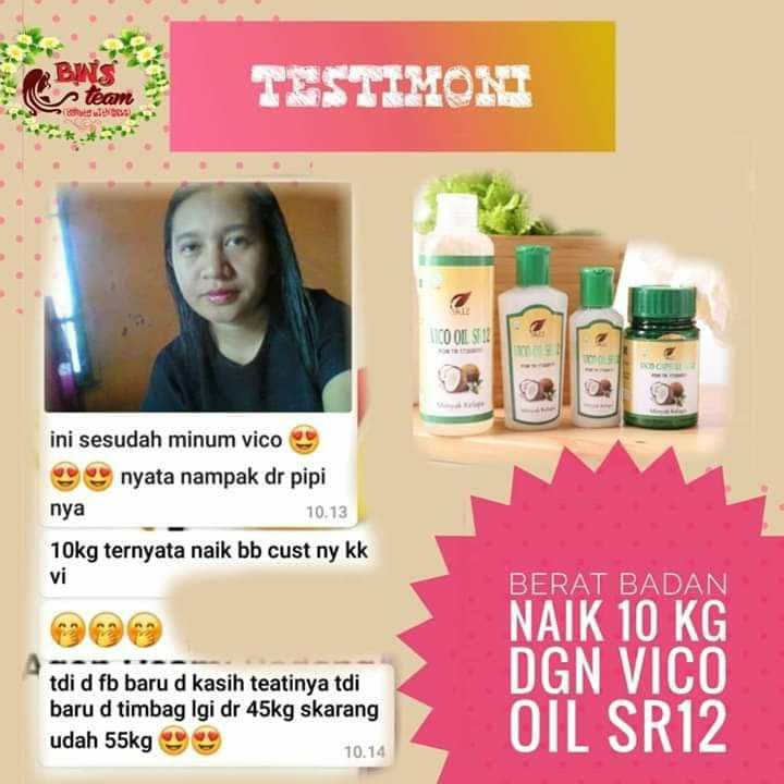 Di saat kita sibuk mau nurunin berat badan,  ternyata ada juga yg susah mau naikin berat badan.tapi tenang ya pemirsaaa.. SR12 Punya s0lusinya...k0nsumsi rutin  VCO SR12 ya, minumnya VCO SR12 nya setelah makan ya, insyaAllah nafsu makan anda segera meningkat,  gemuknya gemuk sehat, segar tidak bergelambir, daya tahan tubuh mu meningkat, bentengi dari serangan  virus, bakteri dan jamur. Badan jadi   semok. Bonus nya lagi kulitmu cerah sehat Alami 🤩💐👍Ready stock  VCO SR12 : yang cair     : 250 ml, 100 ml Yang kapsul: isi 100 butir Yuk kepoin yuk yang pengen gemuk berisi sekaligus sehat serta kulit cerah Alami. Biar nggak di sangka tekanan batin lagi🤗🤭😬Segera hubungi kami :WA/telegram 👉0821-5799-8873AGEN RESMI SR12 HERBAL SKINCARE BALIKPAPANAtau silahkan kunjungi dan belanja di toko online kami di 👇tokopedia.com/sr12balikpapanAtaushopee.co.id/agenresmisr12Di saat kita sibuk mau nurunin berat badan,  ternyata ada juga yg susah mau naikin berat badan.tapi tenang ya pemirsaaa.. SR12 Punya s0lusinya...k0nsumsi rutin  VCO SR12 ya, minumnya VCO SR12 nya setelah makan ya, insyaAllah nafsu makan anda segera meningkat,  gemuknya gemuk sehat, segar tidak bergelambir, daya tahan tubuh mu meningkat, bentengi dari serangan  virus, bakteri dan jamur. Badan jadi   semok. Bonus nya lagi kulitmu cerah sehat Alami 🤩💐👍Ready stock  VCO SR12 : yang cair     : 250 ml, 100 ml Yang kapsul: isi 100 butir Yuk kepoin yuk yang pengen gemuk berisi sekaligus sehat serta kulit cerah Alami. Biar nggak di sangka tekanan batin lagi🤗🤭😬Segera hubungi kami :WA/telegram 👉0821-5799-8873AGEN RESMI SR12 HERBAL SKINCARE BALIKPAPANAtau silahkan kunjungi dan belanja di toko online kami di 👇tokopedia.com/sr12balikpapanAtaushopee.co.id/agenresmisr12
