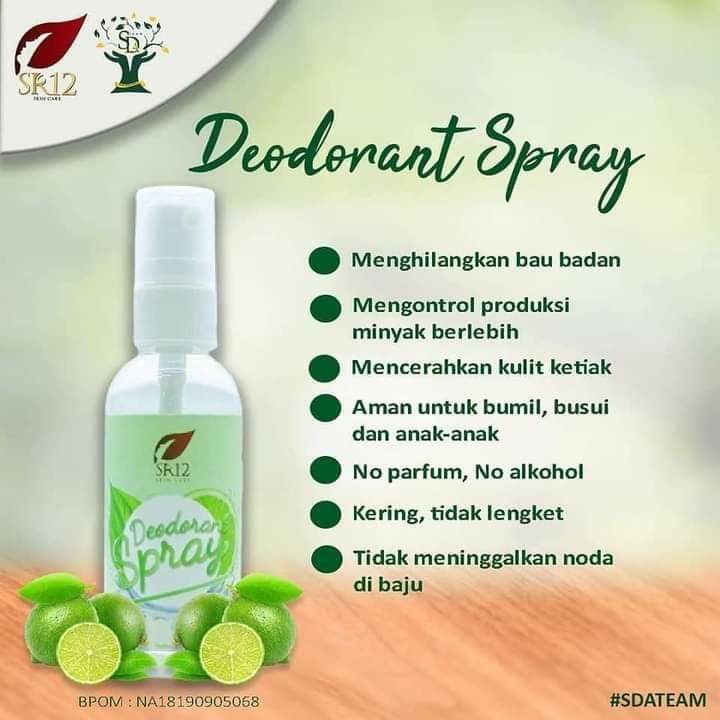 🌸Anda mencari Deodorant ampuh, sekaligus aman untuk anak-anak?Sudah cari sana-sini masih belum ketemu yang cocok?Na..jangan galau lagi ya bunda🥰🌸Kini hadir Deodorant spray persembahan dari SR12 HERBAL SKINCARE yang ampuh mengatasi masalah perketekan dan insyaAllah aman untuk berbagai kalangan.🌸ketek aman seharian, no bau badan, no burket, no noda2 diketiak baju, no ketiak hitam, yang sudah terlanjur hitam di rontokkan setuntas-tuntasnya  sampai cerah sehat Alami kembali. 🌸 Khabar baiknya  si deo ini multifungsi lo, bisa di gunakan juga untuk menghempaskan bau kaki, bau sepatu dan bau helm,😱 keren bingit👍Aman untuk Bumil,busui dan anak-anakKomposisi 100% alami: Tawas, jeruk nipis, kapur sirih, dan air murni, Aloe barbadensis leaf JuiceReady stock🤩WA/telegram👉0821-5799-8873AGEN RESMI SR12 HERBAL SKINCARE BALIKPAPAN KAL-TIMMampir yuks👇tokopedia.com/sr12balikpapanAtaushopee.co.id/agenresmisr12Bisa pakai voucher free ongkir dan bisa COD juga lo🌸Anda mencari Deodorant ampuh, sekaligus aman untuk anak-anak?Sudah cari sana-sini masih belum ketemu yang cocok?Na..jangan galau lagi ya bunda🥰🌸Kini hadir Deodorant spray persembahan dari SR12 HERBAL SKINCARE yang ampuh mengatasi masalah perketekan dan insyaAllah aman untuk berbagai kalangan.🌸ketek aman seharian, no bau badan, no burket, no noda2 diketiak baju, no ketiak hitam, yang sudah terlanjur hitam di rontokkan setuntas-tuntasnya  sampai cerah sehat Alami kembali. 🌸 Khabar baiknya  si deo ini multifungsi lo, bisa di gunakan juga untuk menghempaskan bau kaki, bau sepatu dan bau helm,😱 keren bingit👍Aman untuk Bumil,busui dan anak-anakKomposisi 100% alami: Tawas, jeruk nipis, kapur sirih, dan air murni, Aloe barbadensis leaf JuiceReady stock🤩WA/telegram👉0821-5799-8873AGEN RESMI SR12 HERBAL SKINCARE BALIKPAPAN KAL-TIMMampir yuks👇tokopedia.com/sr12balikpapanAtaushopee.co.id/agenresmisr12Bisa pakai voucher free ongkir dan bisa COD juga lo