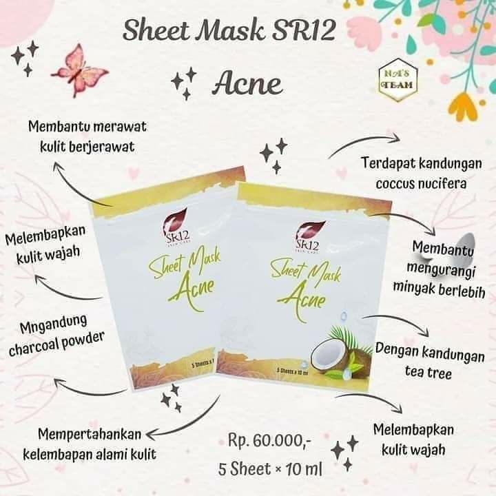 Sheet Mask Acne SR12 adalah  MASKER lembaran praktis dan kekinian yang ampuh hempaskan jerawat dan mengatasi minyak berlebih pada wajah namun tidak menyebabkan kulit kering.Wajah jadi cerah alami dan terjaga kelembabannya🥰 Wajah Glowing maksimal jerawat minggaat👍👍👍Ready Stock🤩🤩🤩🌿Sheet Mask Acne SR12WA/telegram 👉0821-5799-8873AGEN RESMI SR12 HERBAL SKINCARE BALIKPAPAN KAL-TIMMampir yuks ke shopeeku👇shopee.co.id/agenresmisr12Atau tokpedku👇tokopedia.com/sr12balikpapanSheet Mask Acne SR12 adalah  MASKER lembaran praktis dan kekinian yang ampuh hempaskan jerawat dan mengatasi minyak berlebih pada wajah namun tidak menyebabkan kulit kering.Wajah jadi cerah alami dan terjaga kelembabannya🥰 Wajah Glowing maksimal jerawat minggaat👍👍👍Ready Stock🤩🤩🤩🌿Sheet Mask Acne SR12WA/telegram 👉0821-5799-8873AGEN RESMI SR12 HERBAL SKINCARE BALIKPAPAN KAL-TIMMampir yuks ke shopeeku👇shopee.co.id/agenresmisr12Atau tokpedku👇tokopedia.com/sr12balikpapan