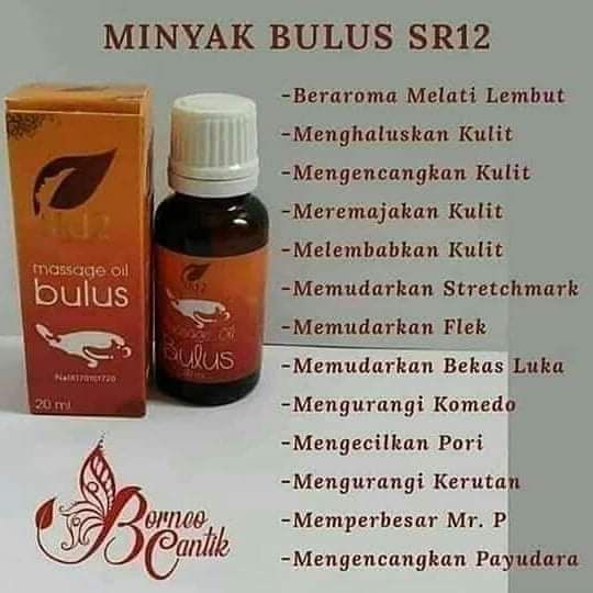 🔎 *MINYAK BULUS* Minyak bulus yang kaya akan vitamin E memiliki manfaat untuk kulit, mulai dari mengurangi peradangan, membantu pembentukan kolagen, hingga meningkatkan kelembapan dan elastisitas kulit. .Manfaat ini didapat karena vitamin E akan diserap oleh lapisan epidermis kulit dan digunakan untuk memperbaiki kulit yang mengalami kerusakan. Ini dibuktikan oleh sebuah studi yang menyebutkan bahwa vitamin E dapat mengurangi peradangan (baik yang terjadi di dalam tubuh atau kulit), sehingga membuat kulit lebih sehat dan awet muda. Sifat antioksidan yang ada pada vitamin E juga dianggap dapat mempercepat regenerasi kulit, mencegah kerusakan kulit, dan melindungi dari kanker kulit.Buruan di Order ....Wa/telegram 👉0821-5799-8873AGEN RESMI SR12 HERBAL SKINCARE BALIKPAPANAtau silahkan kunjungi toko online kami di 👇