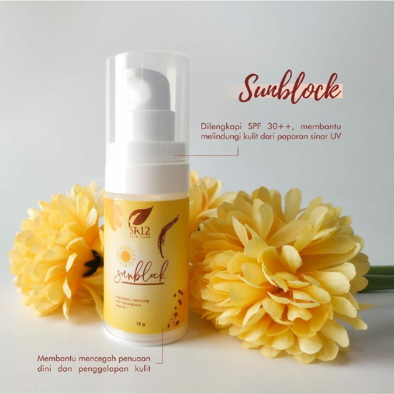 💥🌿SUNBLOCK SR12🌿💥Sudah saatnya kita lebih care terhadap kebutuhan kulit kita. Sunblock SR12 ini selain untuk perlindungan dari paparan sinar UV juga masih ada lagi manfaat lainnya, seperti :1. Membantu mencegah penuaan dini2. Membantu menurunkan resiko kanker3. Membantu mencegah penggelapan kulit4. Membantu meningkatkan kesehatan kulitYuk segera di miliki, buktikan khasiat dan keampuhan nya, wajah jadi terlindungi serta bersih cerah alami Wa/telegram 👉0821-5799-8873AGEN RESMI SR12 HERBAL SKINCARE BALIKPAPAN, KAL-TIM💥🌿SUNBLOCK SR12🌿💥Sudah saatnya kita lebih care terhadap kebutuhan kulit kita. Sunblock SR12 ini selain untuk perlindungan dari paparan sinar UV juga masih ada lagi manfaat lainnya, seperti :1. Membantu mencegah penuaan dini2. Membantu menurunkan resiko kanker3. Membantu mencegah penggelapan kulit4. Membantu meningkatkan kesehatan kulitYuk segera di miliki, buktikan khasiat dan keampuhan nya, wajah jadi terlindungi serta bersih cerah alami Wa/telegram 👉0821-5799-8873AGEN RESMI SR12 HERBAL SKINCARE BALIKPAPAN, KAL-TIM