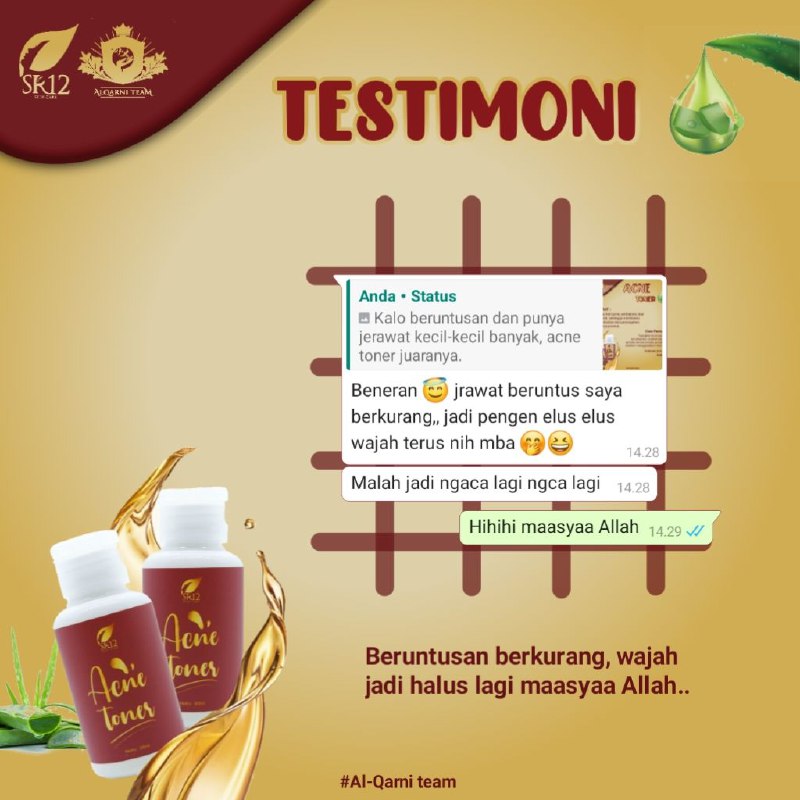 Acne toner